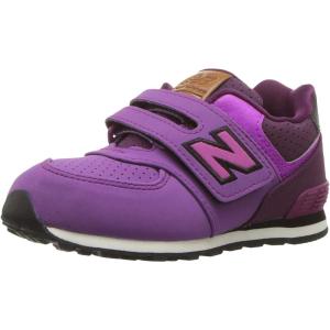 imageNew Balance Kids 574 V1 Classic Hook and Loop SneakerPurpleBlack
