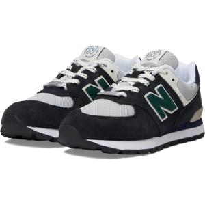 imageNew Balance Kids 574 V1 Familiar Ground Laceup SneakerBlackNb Navy
