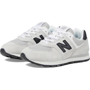 imageNew Balance Kids 574 V1 Familiar Ground Laceup SneakerGrey MatterBlack