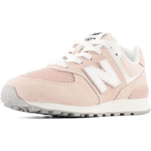 imageNew Balance Kids 574 V1 Familiar Ground Laceup SneakerQuartz PinkWhite