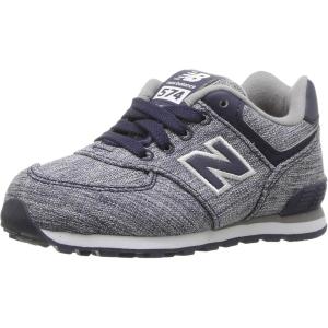 imageNew Balance Kids 574 V1 Leisure Laceup SneakerCharcoalBlack