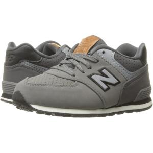 imageNew Balance Kids 574 V1 Leisure Laceup SneakerGreyBlack