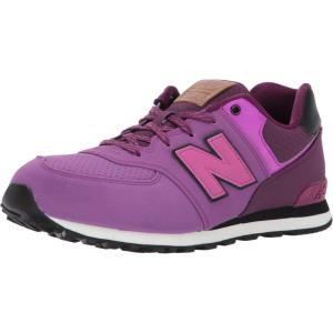 imageNew Balance Kids 574 V1 Leisure Laceup SneakerPurpleBlack