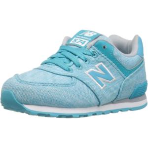imageNew Balance Kids 574 V1 Leisure Laceup SneakerTealWhite