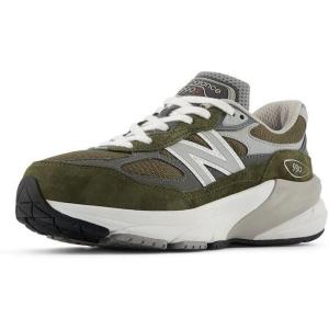 imageNew Balance Kids 990 V6 Laceup SneakerOliveGrey