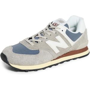 imageNew Balance Mens 574 SneakersBrown White