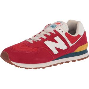 imageNew Balance Mens 574 V2 SneakerTeam RedWave