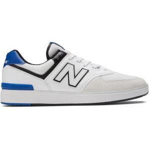 imageNew Balance Mens 574 Vulc Skate ShoeWhiteBlue