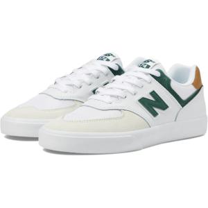imageNew Balance Mens 574 Vulc Skate ShoeWhiteForest