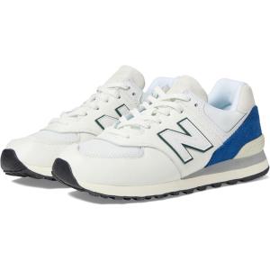 imageNew Balance Mens 574 Vulc Skate ShoeWhiteRoyal Blue