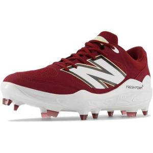imageNew Balance Mens Fresh Foam 3000 V7 Molded Baseball ShoeMercury RedGold