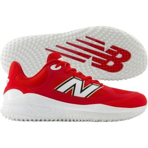 imageNew Balance Mens Fresh Foam 3000 V7 TurfTrainer Baseball ShoeTeam RedWhite
