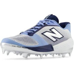 imageNew Balance Mens FuelCell Comp V4 Baseball ShoeSky BlueWhiteTeam Navy