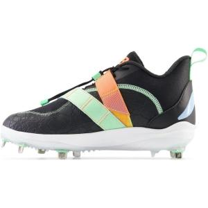 imageNew Balance Mens FuelCell Lindor V2 Metal Baseball ShoeBlackNeon DragonflyElectric Jade