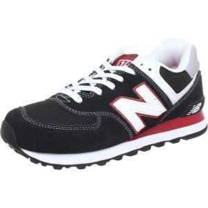 imageNew Balance Mens ML574 Rugby Collection Running shoeBlack Krw Black Red 8