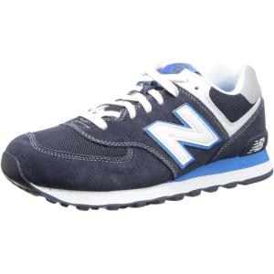 imageNew Balance Mens ML574 Rugby Collection Running shoeBlue Nyw Navy White 10