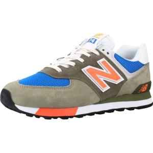 imageNew Balance Mens ML574 Rugby Collection Running shoeBlue Olivine