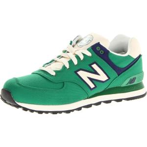 imageNew Balance Mens ML574 Rugby Collection Running shoeGreenNavy