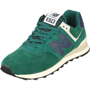 imageNew Balance Mens ML574 Rugby Collection Running shoeVarsity Green Velocity Red Ml574he2