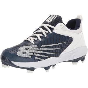 imageNew Balance Mens PL4040V6 Baseball and Softball Molded Cleat Royal  WhiteTeam NavyWhite