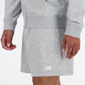 imageNew Balance Mens Sport Essentials Fleece Short 7quotAthletic Grey
