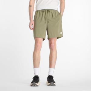 imageNew Balance Mens Sport Short 7quotDark Olivine