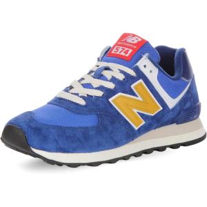 imageNew Balance UnisexAdult 574 V2 All Day SneakerNavyGold