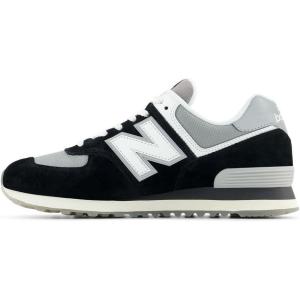 imageNew Balance UnisexAdult 574 V2 SneakerBlackWhite