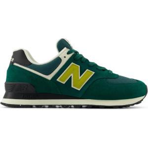 imageNew Balance UnisexAdult 574 V2 Varsity Suede SneakerMarsh GreenMarshlandNew Spruce