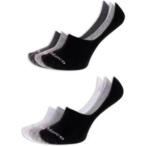 imageNew Balance UnisexAdults Mens and Womens Performance Cushioned Liner Socks6 ampamp 12 PairsMoisture WickingBlack Assorted 6 Pairs