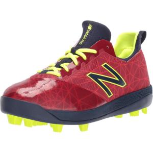 imageNew Balance UnisexChild Lindor Pro Molded Baseball ShoeRedNavy