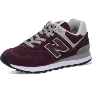 imageNew Balance Womens 574 Core SneakerBurgundywhite