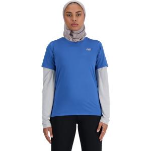 imageNew Balance Womens Sport Essentials TShirtBlue Agate
