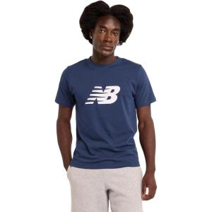 imageNew Balance mens Sport Jersey Logo TshirtNb Navy