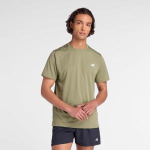 imageNew Balance mens Sport Short Sleeve TshirtDark Olivine