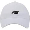 imageNew Balance Adult Womens 6 Panel Unstructured Lightweight Adjustable Classic Twill Casual Baseball Dad HatWhite