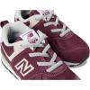 imageNew Balance BabyBoys 574 V1 Polo SneakerBurgundyWhite