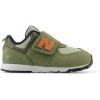 imageNew Balance BabyBoys 574 V1 Season Newb Hook and Loop SneakerDark OlivineInfield Clay