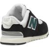 imageNew Balance BabyBoys 574 V1 Varsity Suede Newb Hook and Loop SneakerBlackMarsh Green