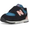 imageNew Balance BabyGirls 574 V1 Season Newb Hook and Loop SneakerBlackOmega Pink