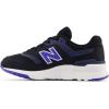 imageNew Balance Boys 997h Bungee Lace SneakersBlackMarine Blue