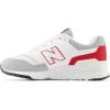 imageNew Balance Boys 997h Bungee Lace SneakersWhiteTeam RedRaincloud