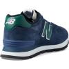 imageNew Balance Classics 574D Rugged Sneakers for Men  Low Top Silhouette and Breathable Textile Lining GreyGreen 85 D  Medium