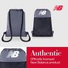imageNew Balance Drawstring Backpack Sports Cinch Gym Bag with Shoe Compartment Navy 175 InchGrey