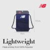imageNew Balance Drawstring Backpack Sports Cinch Gym Bag with Shoe Compartment Navy 175 InchNavy