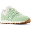 imageNew Balance Girls 574 V1 Plant Cafe Laceup SneakerAvocadoSea Salt
