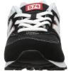 imageNew Balance Girls 574 V1 Plant Cafe Laceup SneakerBlackRed