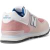 imageNew Balance Girls 574 V1 Plant Cafe Laceup SneakerHazy RoseAtlantic Blue