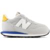 imageNew Balance Kids 237 Bungee SneakersBrighton GreyBlue Agate