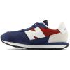imageNew Balance Kids 237 Bungee SneakersNb NavyBrick RedWhite